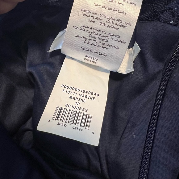 One shoulder corded lace dress - Picture 4 of 4